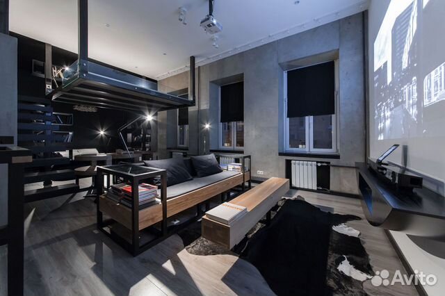 

Квартира-студия, 50 м², 3 кровати