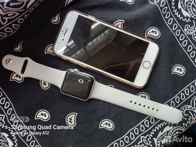 iPhone 7 32gb и apple watch 3 42mm купить в Ревякино | Бытовая электроника  | Авито