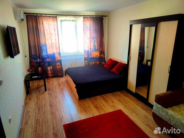 

1-к. квартира, 40 м², 2 кровати