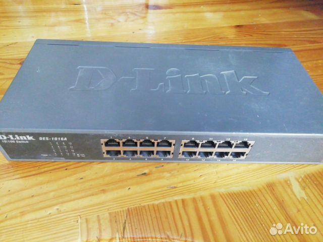 Коммутатор D-link DES-1016D