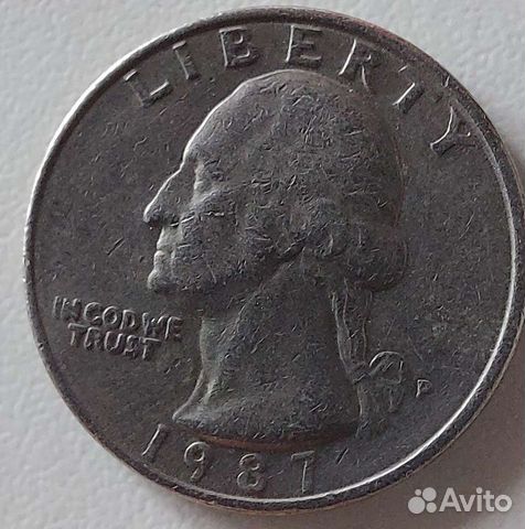 Монет liberty 1987