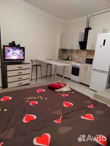 

Квартира-студия, 32 м², 2 кровати