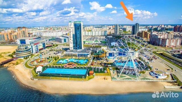 

1-к. квартира, 40 м², 2 кровати