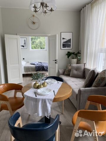

1-к. квартира, 39 м², 2 кровати