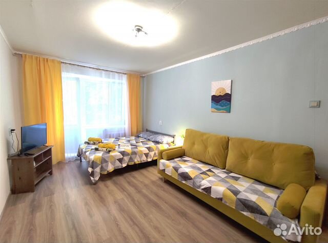 

1-к. квартира, 34 м², 2 кровати