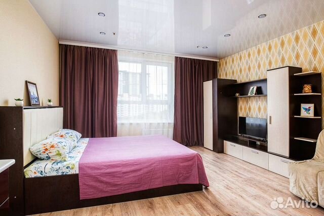 

Квартира-студия, 29 м², 2 кровати