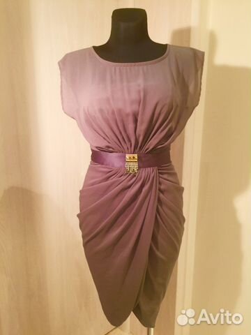 Роскошное новое дымчатое платье Elisabetta Franchi