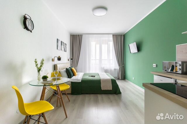

Квартира-студия, 25 м², 1 кровать