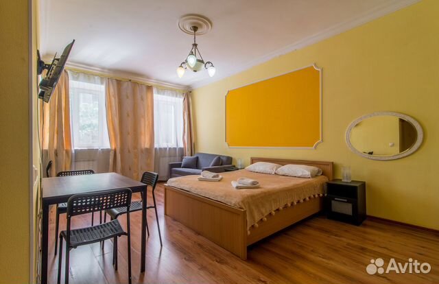 

Квартира-студия, 35 м², 2 кровати