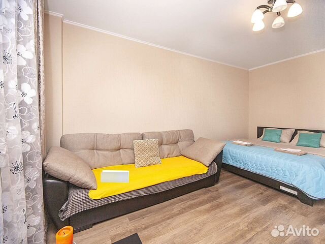 

1-к. квартира, 42 м², 2 кровати
