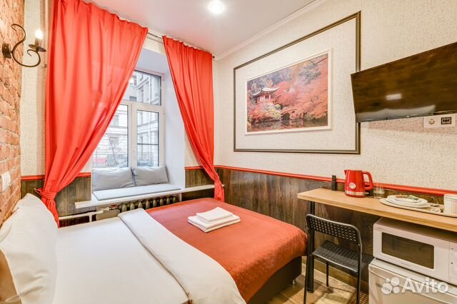 

Квартира-студия, 10 м², 1 кровать