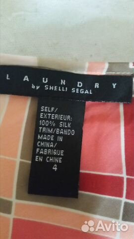 Платье туникашелк Laundry by Shelli Segal оригинал