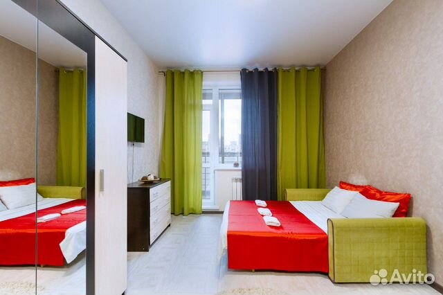 

Квартира-студия, 30 м², 1 кровать