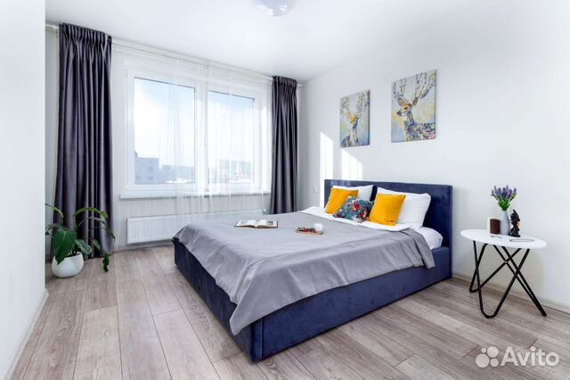 

1-к. квартира, 42 м², 2 кровати