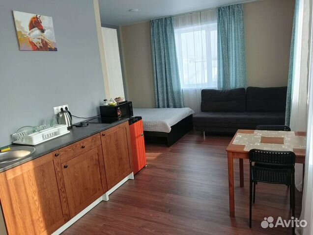 

Квартира-студия, 27 м², 2 кровати