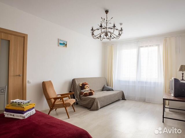 

1-к. квартира, 42 м², 4 кровати