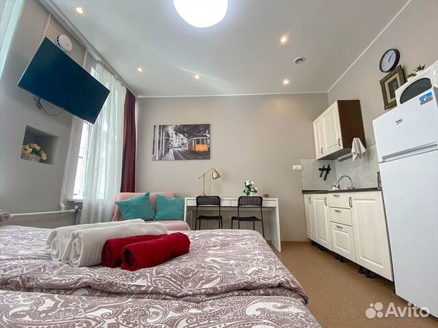 

Квартира-студия, 20 м², 2 кровати