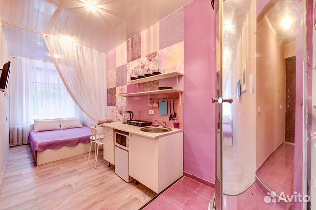 

Квартира-студия, 19 м², 1 кровать