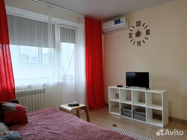 

Квартира-студия, 32 м², 1 кровать