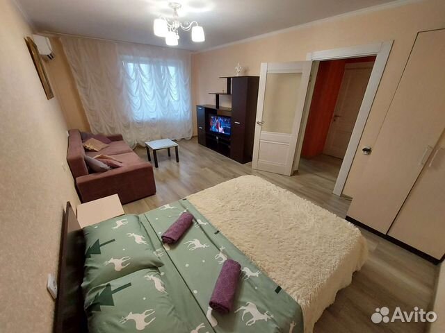 

1-к. квартира, 45 м², 3 кровати