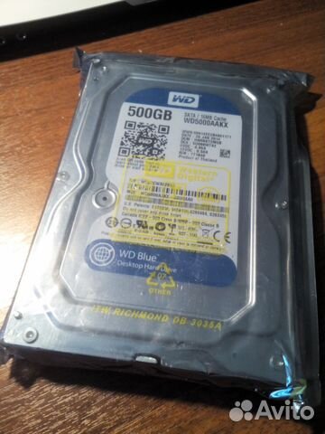 Жёсткий диск HDD Western Digital 500Gb