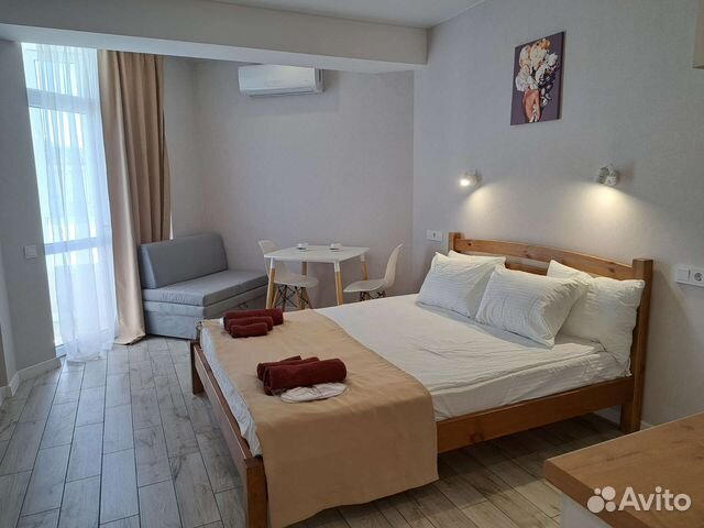 

Квартира-студия, 27 м², 2 кровати