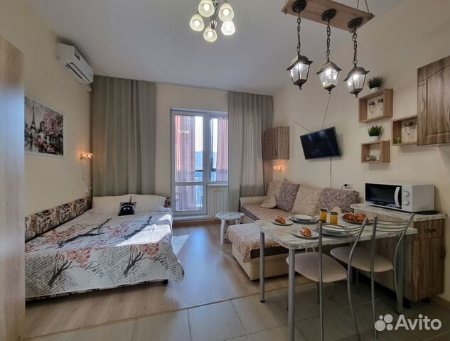

Квартира-студия, 25 м², 3 кровати