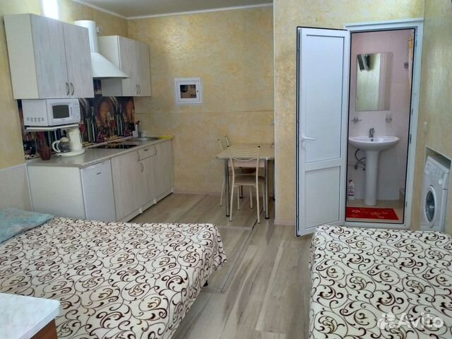 

Квартира-студия, 24 м², 2 кровати