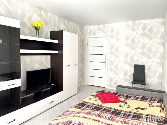 

1-к. квартира, 42 м², 2 кровати