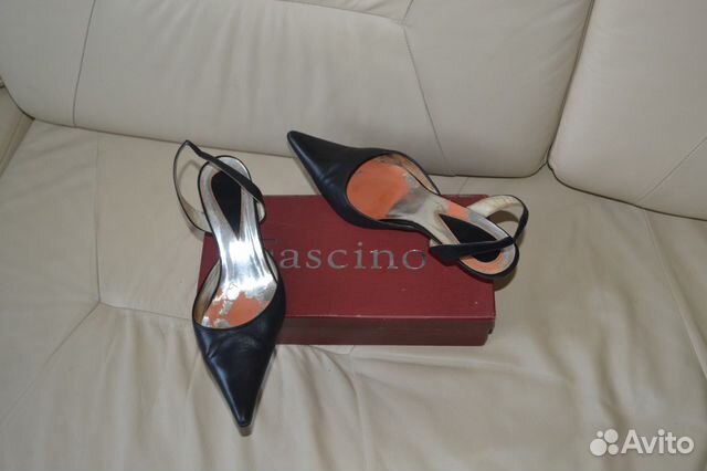 Стильные кож.лодочки fascino 39-40,туфли белые 36р