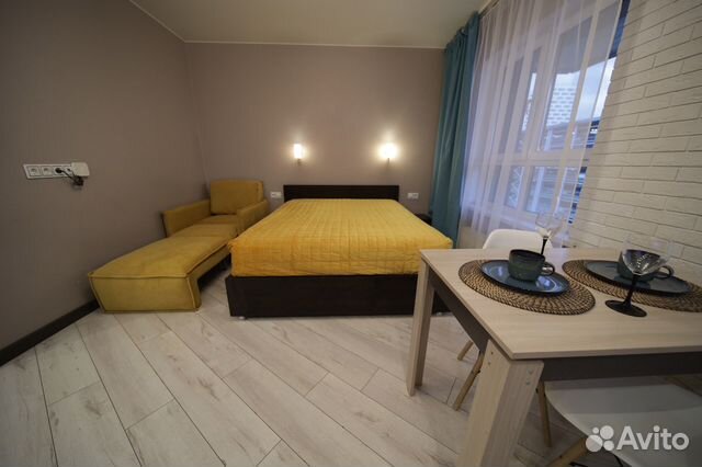

Квартира-студия, 30 м², 2 кровати