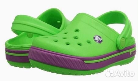 Сандалии сабо Crocband II.5 (Green/Viola) 25 - 35 Сандалии сабо Crocband II.5 (Green/Viola) 25 - 35