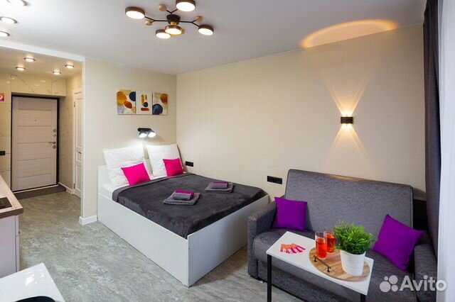 

Квартира-студия, 20 м², 2 кровати
