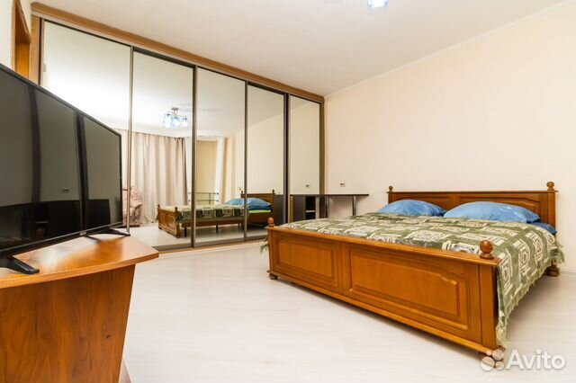 

1-к. квартира, 43 м², 2 кровати