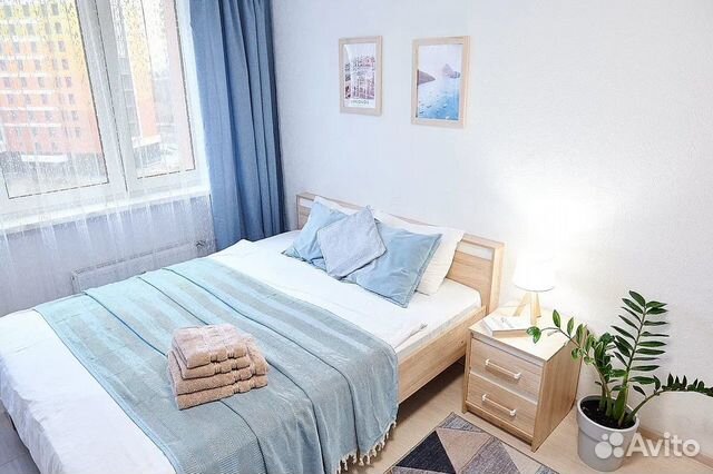 

1-к. квартира, 36 м², 2 кровати