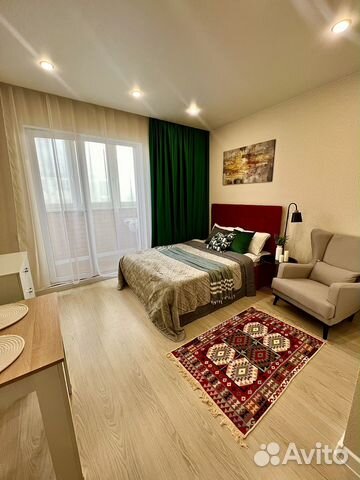 

Квартира-студия, 26 м², 2 кровати