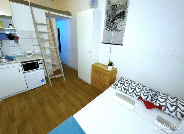 

Квартира-студия, 17 м², 2 кровати