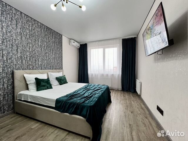 

1-к. квартира, 43,5 м², 2 кровати