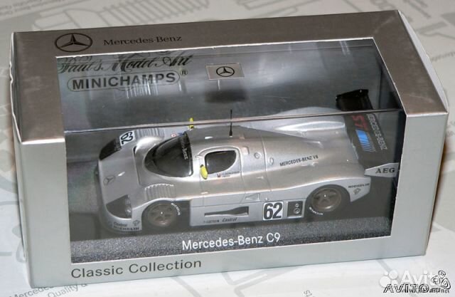 2е модели Mercedes-Benz С9 N61 и N62 (1:43)