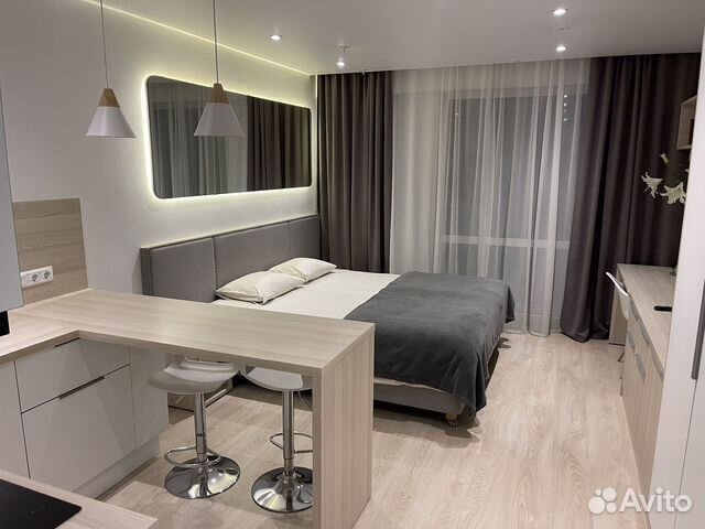 

Квартира-студия, 30 м², 1 кровать