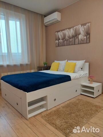 

Квартира-студия, 28 м², 2 кровати