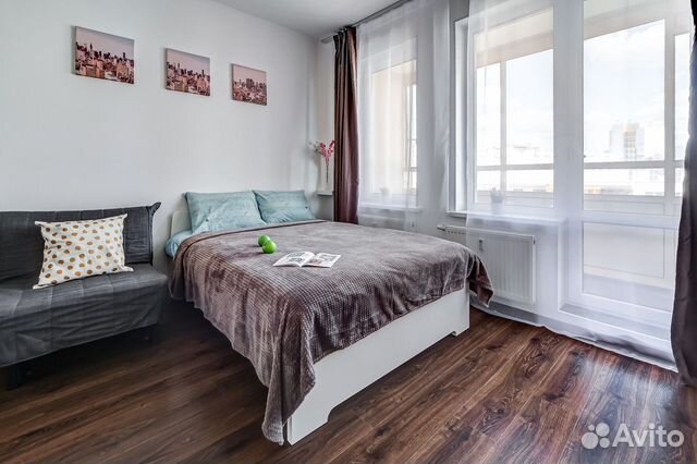 

Квартира-студия, 30 м², 2 кровати