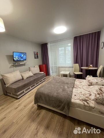 

Квартира-студия, 29 м², 2 кровати