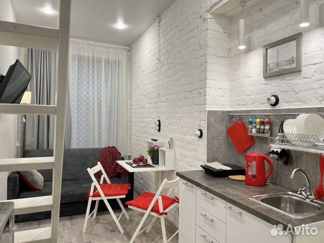 

Квартира-студия, 16 м², 2 кровати