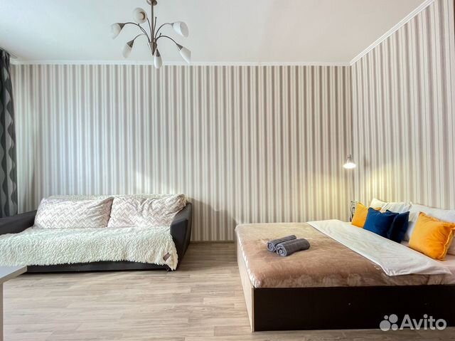 

1-к. квартира, 45 м², 2 кровати