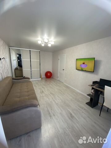 

1-к. квартира, 44 м², 2 кровати
