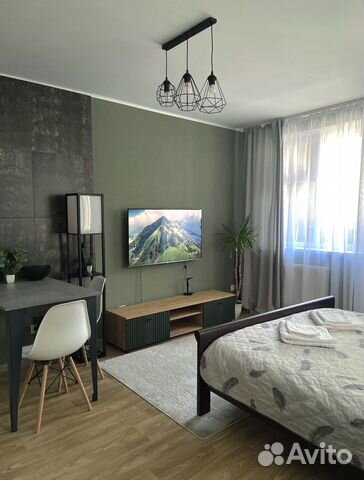 

Квартира-студия, 28 м², 2 кровати