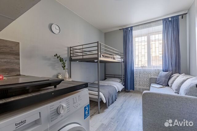 

Квартира-студия, 19 м², 2 кровати