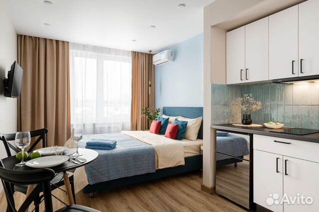 

Квартира-студия, 22 м², 2 кровати