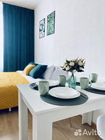 

Квартира-студия, 35 м², 2 кровати